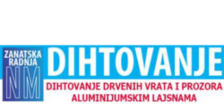 Dihtovanje vrata i prozora „Zanatska radnja NM“