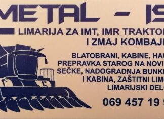 Limarija za radne mašine „Metal IS“ – Šabac, Klenje Limarija za radne mašine Metal IS